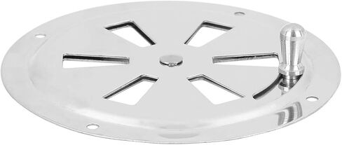 X AUTOHAUX 2pcs 5 Inch Marine Boat Louvered Ventilation Vent 316 Stainless Steel Venting Panel Cover in Saudi Arabia