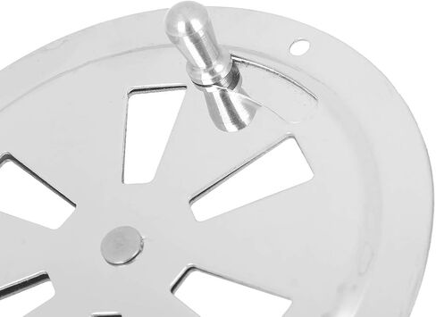 X AUTOHAUX 2pcs 5 Inch Marine Boat Louvered Ventilation Vent 316 Stainless Steel Venting Panel Cover in Saudi Arabia