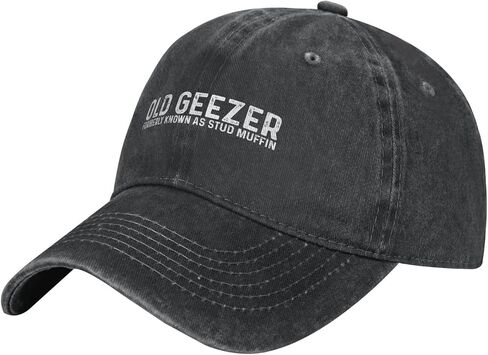 قبعة Old Geezer المعروفة سابقًا باسم Stud Muffin Hat للرجال قبعات البيسبول مع قبعات التصميم in Kuwait