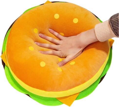 وسائد طعام من يودونج مقاس 19.6 بوصة، وسادة محشوة من القطيفة، قطيفة طعام قابلة للإزالة، رائعة لهدايا أعياد ميلاد الأطفال وديكور المنزل. (بطاطس مقلية) in Kuwait