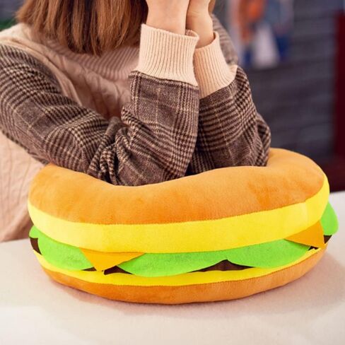 وسائد طعام من يودونج مقاس 19.6 بوصة، وسادة محشوة من القطيفة، قطيفة طعام قابلة للإزالة، رائعة لهدايا أعياد ميلاد الأطفال وديكور المنزل. (بطاطس مقلية) in Kuwait