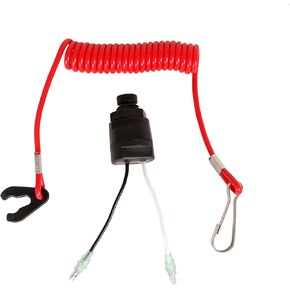 Boat Motor 688-82575-01 688-82575-02 Emergency Flameout Kill Stop Switch Safety Assy for Yamaha Outboard Engine 9.9HP 40HP 50HP 60HP 150HP 200HP 225HP 250HP