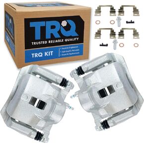 TRQ Front Disc Brake Caliper Pair LH & RH Sides for Toyota Corolla Matrix Vibe