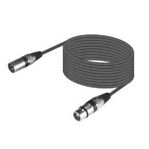 كابل الميكروفون كابلات DMX بطول 16.4 قدم كابلات XLR ذكر أنثى، موصل XLR 3 دبوس DMX XLR توصيل كابل الميكروفون أو أضواء المسرح اتصال إشارة DMX