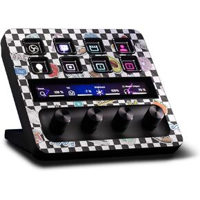 MightySkins Carbon Fiber Skin Compatible with Elgato Stream Deck + VSCO7 | Protective, Durable Textured Carbon Fiber Finish | Easy to Apply | Made in The USA