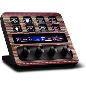 MightySkins Carbon Fiber Skin Compatible with Elgato Stream Deck + Western Horses | Protective, Durable Textured Carbon Fiber Finish | Easy to Apply | Made in The USA