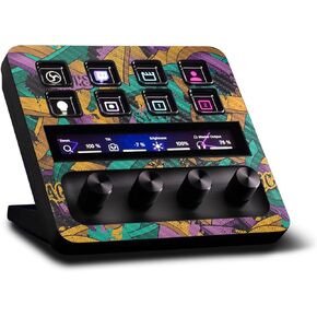 MightySkins Carbon Fiber Skin Compatible with Elgato Stream Deck + Tertiary Arrows | Protective, Durable Textured Carbon Fiber Finish | Easy to Apply