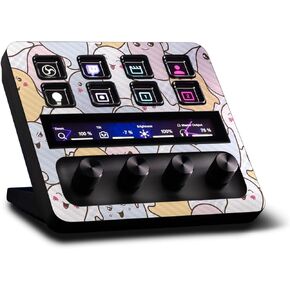 MightySkins Carbon Fiber Skin Compatible with Elgato Stream Deck + Seal Gang | Protective, Durable Textured Carbon Fiber Finish | Easy to Apply | Made in The USA