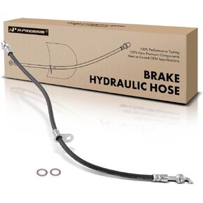 A-Premium Front Passenger Brake Hydraulic Hose Compatible with Select Toyota and Pontiac Models - Matrix 2003-2008, Vibe 2003-2008, L4 1.8L
