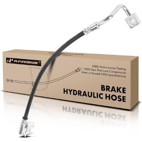 A-Premium Front Passenger Brake Hydraulic Hose Compatible with Select Jeep Models - Grand Cherokee 2005-2010, Commander 2006-2010 - Replace# 52089256AC