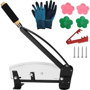 ترقية 14 بوصة من الفولاذ المقاوم للصدأ قاطع جذع الزهور الطازجة قاطع جذع الزهور لبائعي الزهور والبستانيين والمزارعين، قواطع الزهور التجارية مع قفازات × 1، متجرد الشوك × 1، مزيل الشوك × 4، مسامير × 4 in Kuwait