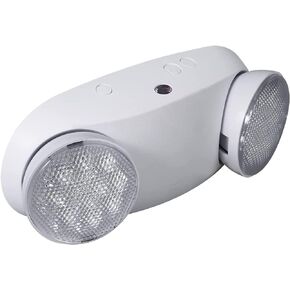 LED Emergency Lights with Two Adjustable Heads, Commercial Emergency Lights with Battery Backup,Indoor Emergency Exit Lighting Fixture for Business Home Office, AC 120-277V, UL Listed