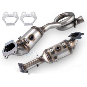 Catalytic Converter Stainless Steel Replacement For 2012-2018 Wrangler 3.6L Replace 641511, 641512, 2 Pack (EPA Compliant)