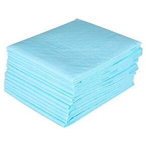 Bed Pads for Incontinence Washable, 15PCS/Bag New Disposable Underpads, Super Absorbent Protection Bed Covers for Kids Adults Nursing Urinary, Puppy Training(Blue)