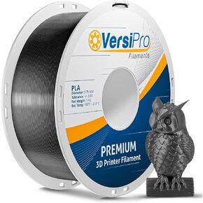PLA 3D Printer Filament | Black PLA Filament 1.75mm | 1KG Spool (2.2lbs) - Fits Most FDM Printers | Dimensional Accuracy +/- 0.03 mm | 3D Printing Filament 1.75 Will Not Warp, Clog or Break in Saudi Arabia