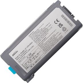 CF-VZSU46AU Laptop Battery Replacement for Panasonic Toughbook Cf-30 Cf-31 Cf-53 CF-VZSU46 CF-VZSU46S CF-VZSU46U CF-VZSU46R CF-VZSU46AU CF-VZSU71U CF-VZSU72U CF-VZSU1430U 8.55Ah