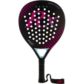 MROX Sports Padel Racket - Carbon Fiber, Paddle Racket, Paddle Tennis Racquets, Lightweight Padel Racket, Black - Pink