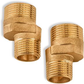 موصل غريب الأطوار محول غريب الأطوار 1/2 بوصة ذكر × 3/4 بوصة ذكر محول خلاط نحاسي غريب الأطوار صنبور 0.5 بوصة ذكر × 0.75 بوصة ذكر محول نحاسي حزمة من 2 in Kuwait