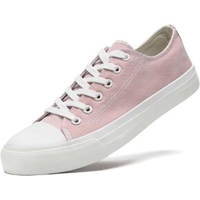 soofylia Canvas Shoes for Women Low Top Women's Fashion Sneakers Casual Tennis Shoes Classic Walking Shoes