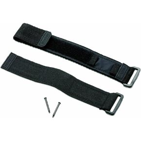 Garmin Hook and loop wrist strap (expander strap with screws included) ,Black, Medium