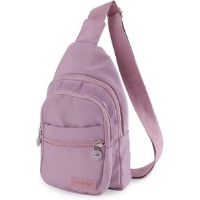 حقائب كروس للنساء، حقيبة ظهر من النايلون، حقائب كتف متعددة الأغراض للصدر مع فتحة لسماعة الأذن، حقيبة صدر خفيفة الوزن للسفر وركوب الدراجات والمشي لمسافات طويلة والتخييم والتمارين في الهواء الطلق in Kuwait