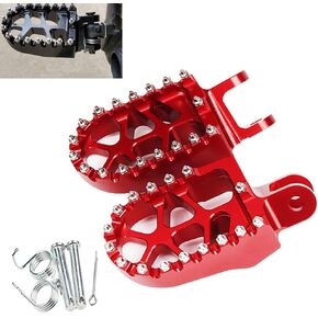 Motorcycle FootRest Footpegs Foot Pegs Pedal For CRF230L CRF1000L DTC CR80R B CR85R B CRM250 XR 250R 400R 600R 650L 650R KLX250 R S SF 300R 650 R KLR650 black