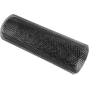 X AUTOHAUX Universal 40x13 Inch Car Pickup Truck Grille Mesh Sheet Spoiler Bumper Grille Insert Air Intake Racing Vent Grill Aluminum Alloy 8x16mm Rhombic Hole Silver Tone