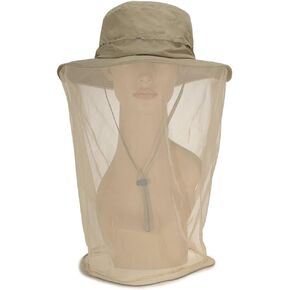 Luwint Head Net Hat, Beekeeping Hat Fishing Hat Breathable Sun Hat Cap