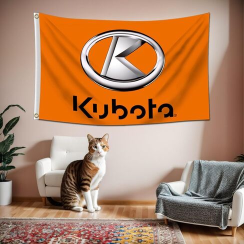 لافتة مور كوبوتا المزخرفة لتزيين المنزل وعلم الحديقة (3 × 5 أقدام، لون زاهٍ، بوليستر) لكهف الرجال، والمسكن، واحتياجات الهدايا (كوبوتا) in Kuwait