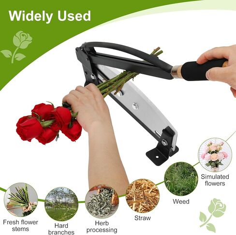 ترقية 14 بوصة من الفولاذ المقاوم للصدأ قاطع جذع الزهور الطازجة قاطع جذع الزهور لبائعي الزهور والبستانيين والمزارعين، قواطع الزهور التجارية مع قفازات × 1، متجرد الشوك × 1، مزيل الشوك × 4، مسامير × 4 in Kuwait