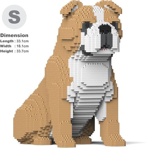 JEKCA English Bulldog 4-in-1 Pack 01S-M01 | Plastic Building Blocks | Age 14+ in Kuwait