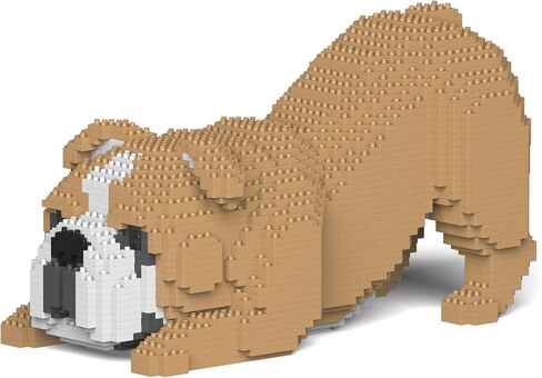 JEKCA English Bulldog 4-in-1 Pack 01S-M01 | Plastic Building Blocks | Age 14+ in Kuwait