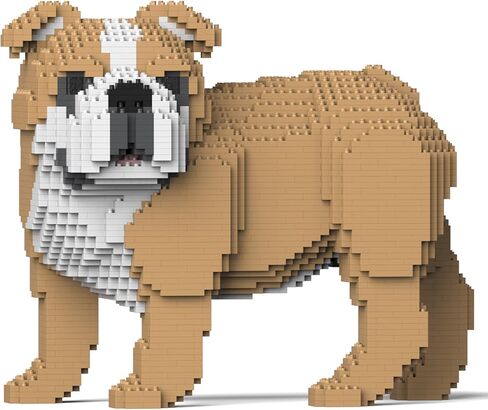 JEKCA English Bulldog 4-in-1 Pack 01S-M01 | Plastic Building Blocks | Age 14+ in Kuwait