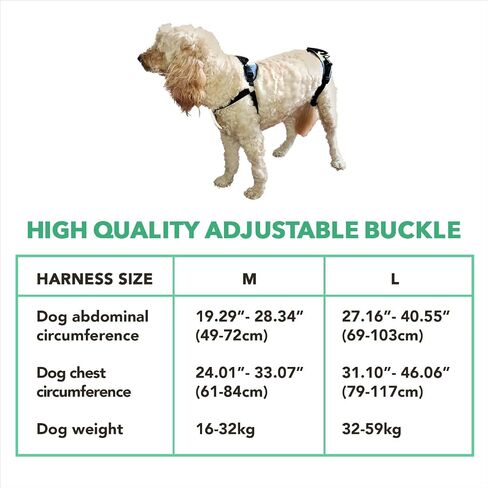 Updog Full Body Dog Lifting Harness (Medium) in Saudi Arabia
