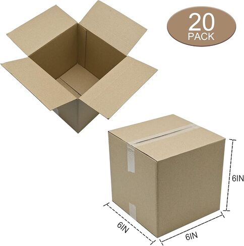 KBG Small Shipping Boxes 4X4X2 inch,White Corrugated Cardboard Mailers for Business,50 Pack Small Mailing Boxes Packaging Box Mini in Saudi Arabia