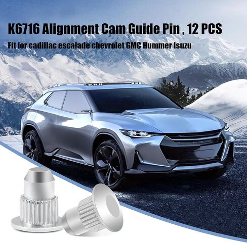 ترقية K6716 محاذاة دليل دبوس مناسب لكاديلاك إسكاليد شيفروليه جي إم سي هامر ايسوزو، استبدال 13332A 264-3696 442508 45K26008 6183008 AA3696 MK6716 VV13332A، 12 قطعة in Kuwait