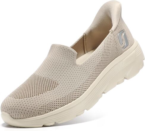 STQ Slip ins Walking Shoes Women Hands Free Slip on Sneakers Thick Sole Cushioned Shoes in Saudi Arabia