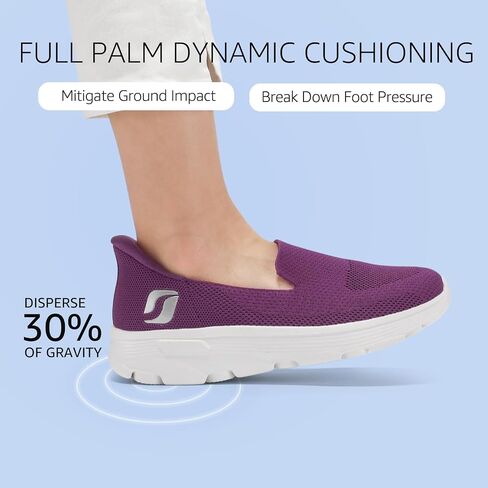 STQ Slip ins Walking Shoes Women Hands Free Slip on Sneakers Thick Sole Cushioned Shoes in Saudi Arabia