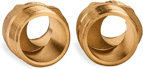 Eccentric Connector 1/2" Male x 3/4" Male Brass Eccentric Mixer Adapter Faucet 0.5inches Male x 0.75inches Male in Saudi Arabia