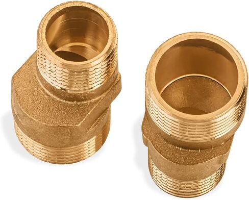 موصل غريب الأطوار محول غريب الأطوار 1/2 بوصة ذكر × 3/4 بوصة ذكر محول خلاط نحاسي غريب الأطوار صنبور 0.5 بوصة ذكر × 0.75 بوصة ذكر محول نحاسي حزمة من 2 in Kuwait