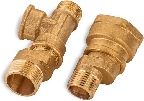 Eccentric Connector 1/2" Male x 3/4" Male Brass Eccentric Mixer Adapter Faucet 0.5inches Male x 0.75inches Male in Saudi Arabia