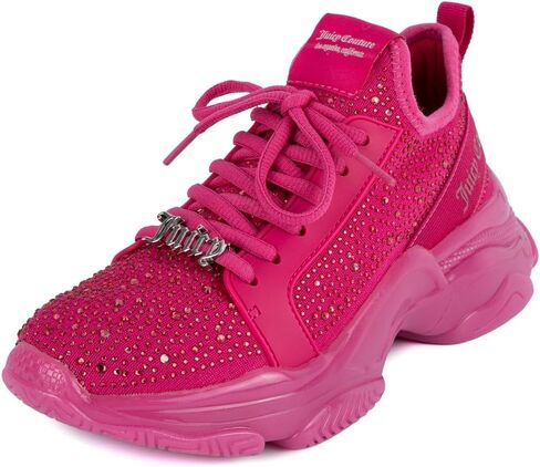 Juicy Couture Women's Chunky Lace-Up Fashion Sneaker - Stylish Platform Tennis Shoes for Everyday Comfort Walking in Saudi Arabia