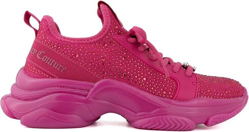 Juicy Couture Women's Chunky Lace-Up Fashion Sneaker - Stylish Platform Tennis Shoes for Everyday Comfort Walking in Saudi Arabia