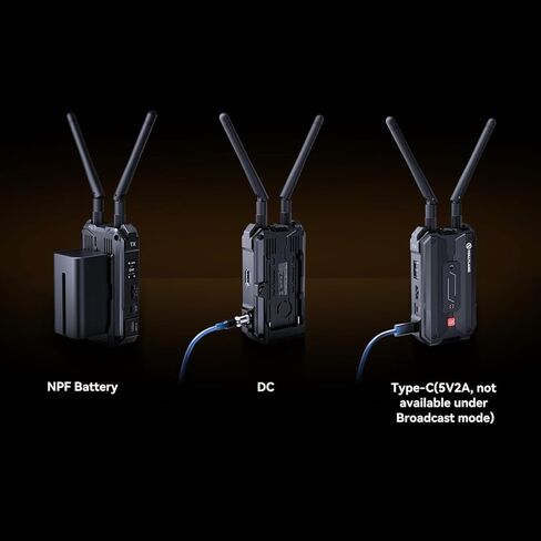 Hollyland Pyro H TX Wireless HDMI جهاز إرسال فيديو لاسلكي ثنائي النطاق 4K30/1080p60 1300ft Los Range 60ms الكمون، ما يصل إلى 4 أجهزة استقبال، مسح القنوات الذكية، UVC Live Stream (TX فقط) in Kuwait