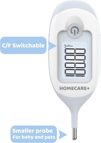 ميزان حرارة رقمي للحيوانات الأليفة، قياس في 10 ثوانٍ، ميزان حرارة مستقيمي للحيوانات الأليفة، يحتوي على 30 قطعة من أغطية ميزان الحرارة in Kuwait