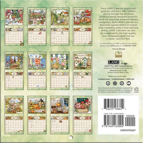 LANG Bountiful Blessings™ 2025 تقويم حائط صغير (25991079267) in Saudi Arabia
