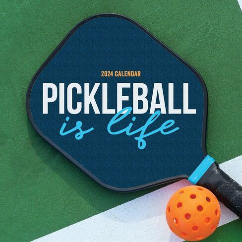 TF النشر 2024 Pickleball هو تقويم جدار الحياة | شبكات كبيرة للمواعيد والجدولة | التقويم الجداري الشهري العمودي 2024 | تنظيم المنزل والمكتب | ورق غير لامع ممتاز | 12 بوصة × 12 بوصة in Saudi Arabia