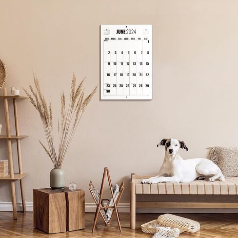 2024-2025 Calendar - Nekmit Wall Calendar 2024-2025, Large Print Big Grid Wall Calendar from Now July 2025, 22.75" x 15.5", Premium Wall Calendar for Organizing in Kuwait