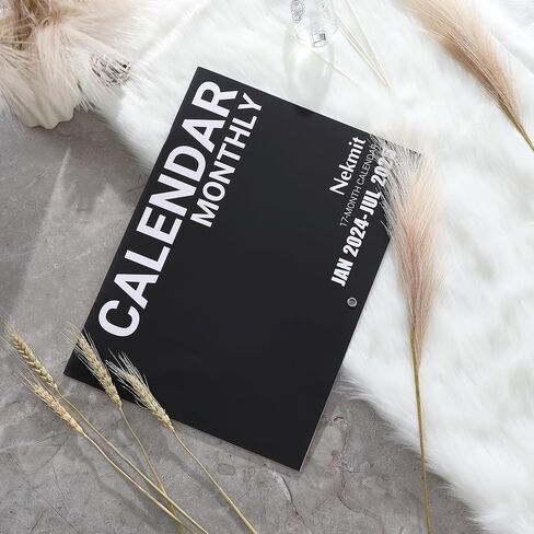 2024-2025 Calendar - Nekmit Wall Calendar 2024-2025, Large Print Big Grid Wall Calendar from Now July 2025, 22.75" x 15.5", Premium Wall Calendar for Organizing in Kuwait