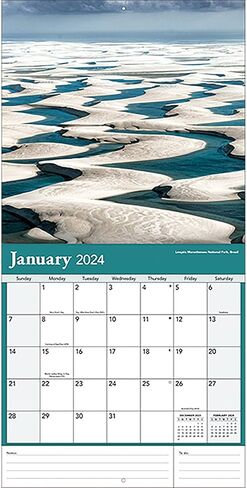 Turner Photographic National Parks Photo Mini Wall Calendar (24998950011) in Kuwait